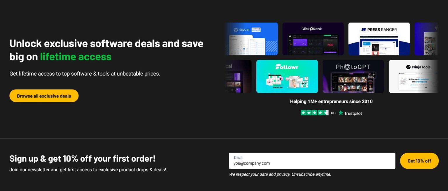 best appsumo lifetime deals