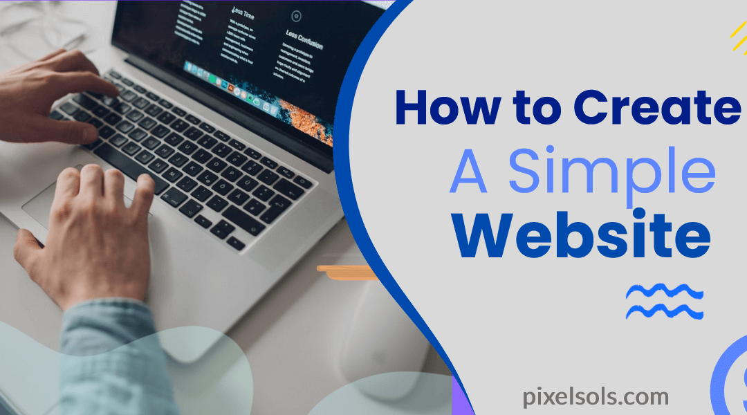 How to create a simple website