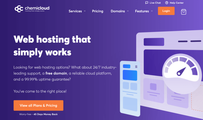how to create website using chemicloud